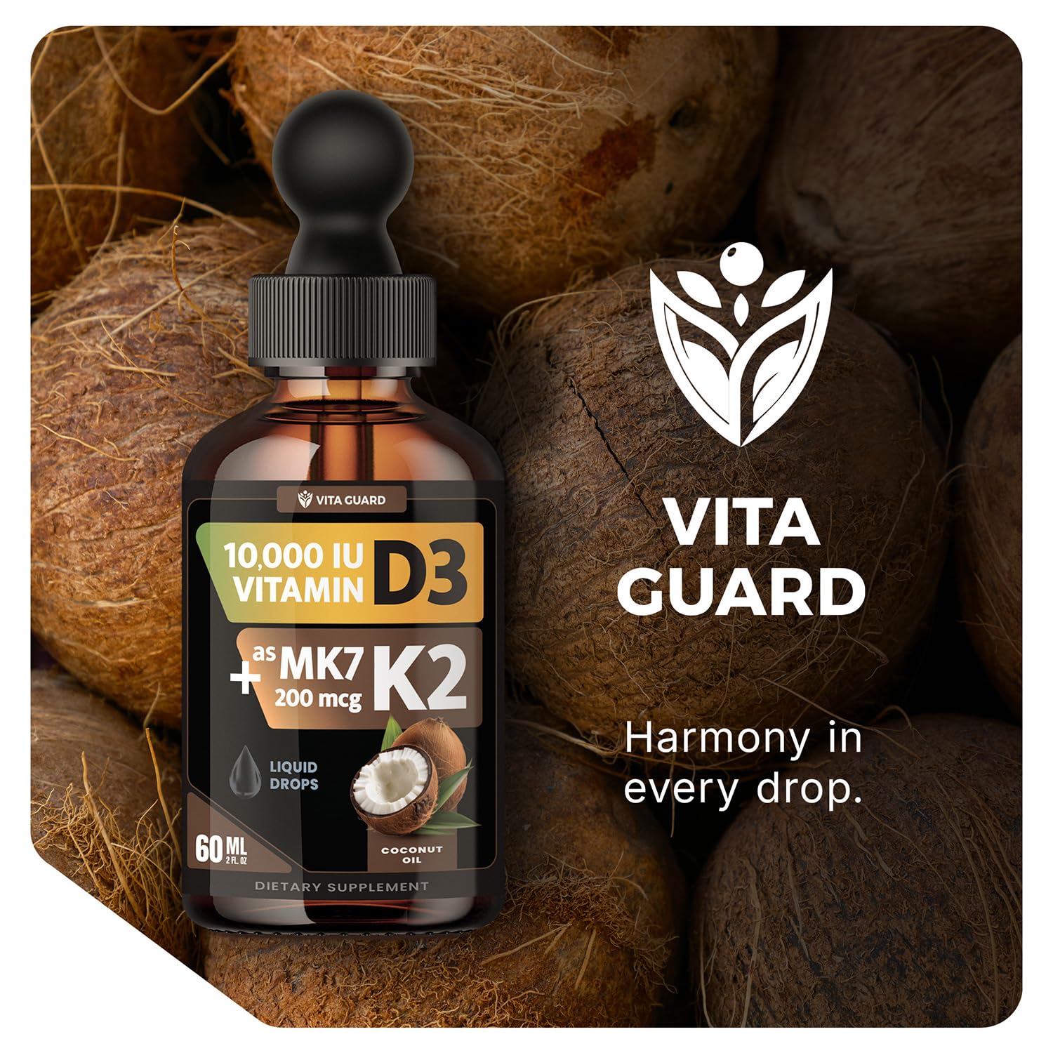 Vita Guard deux gouttes par jour, routine simple.