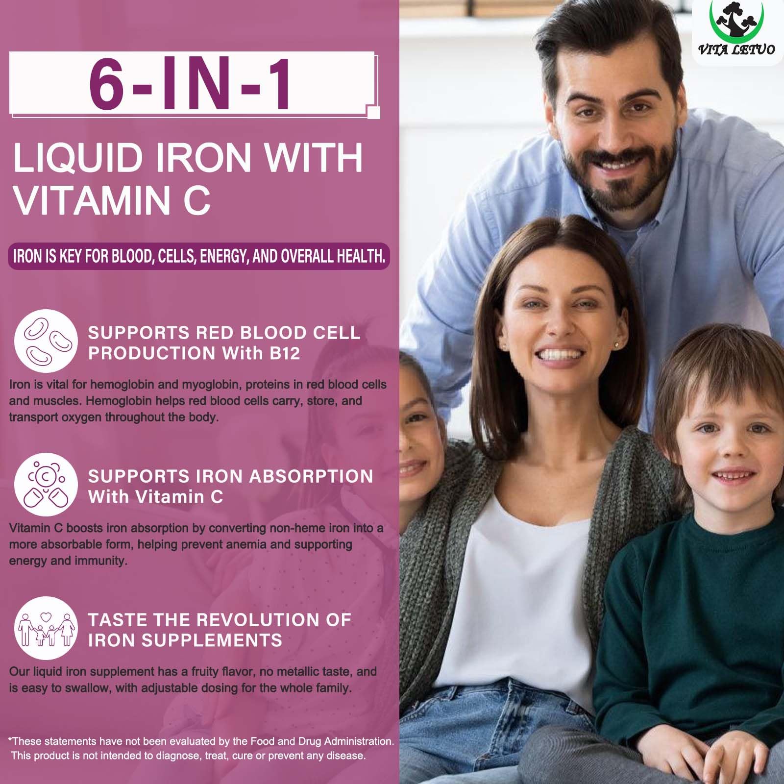 Formulation pure Vita Letuo sans OGM et sans gluten pour plus de tranquillité.