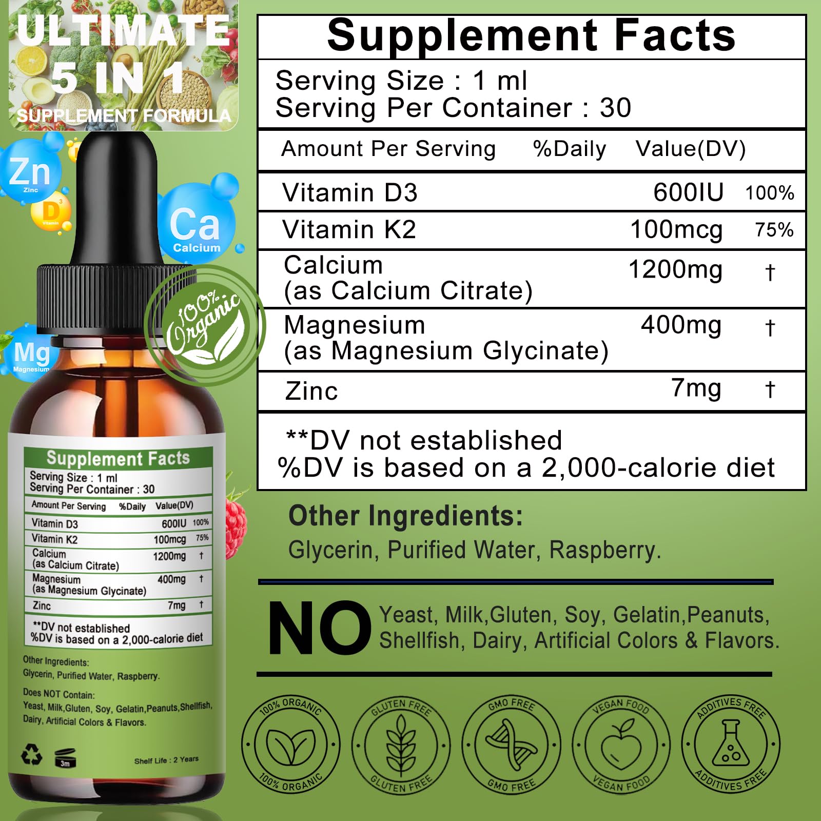 Vita Letuo saveur naturelle agréable à prendre.