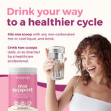 Smoothie rapide avec VITA-PCOS pour routine quotidienne.