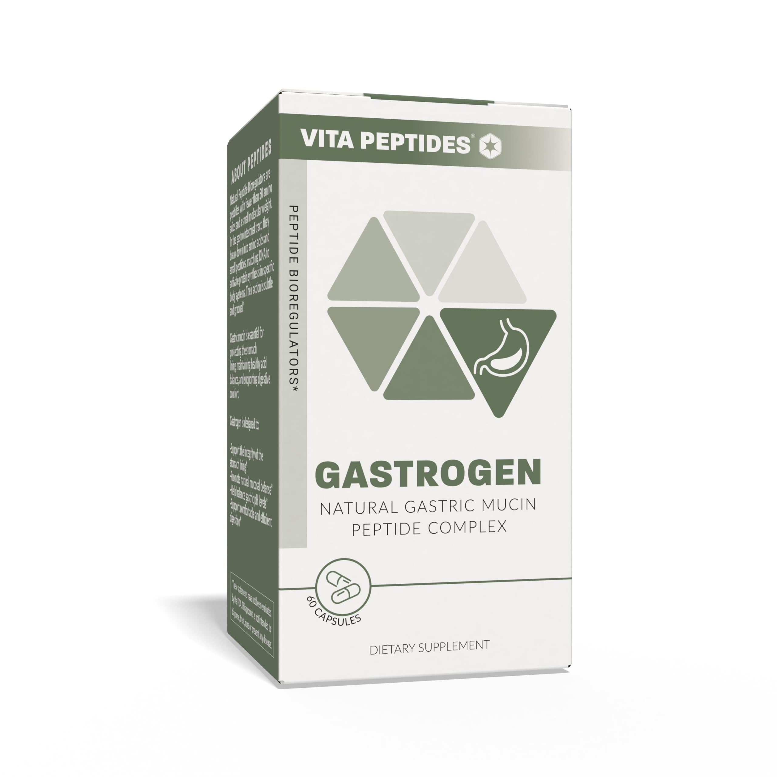 Vita Peptides Gastrogen : emballage et sécurité du produit pour une digestion plus confortable.