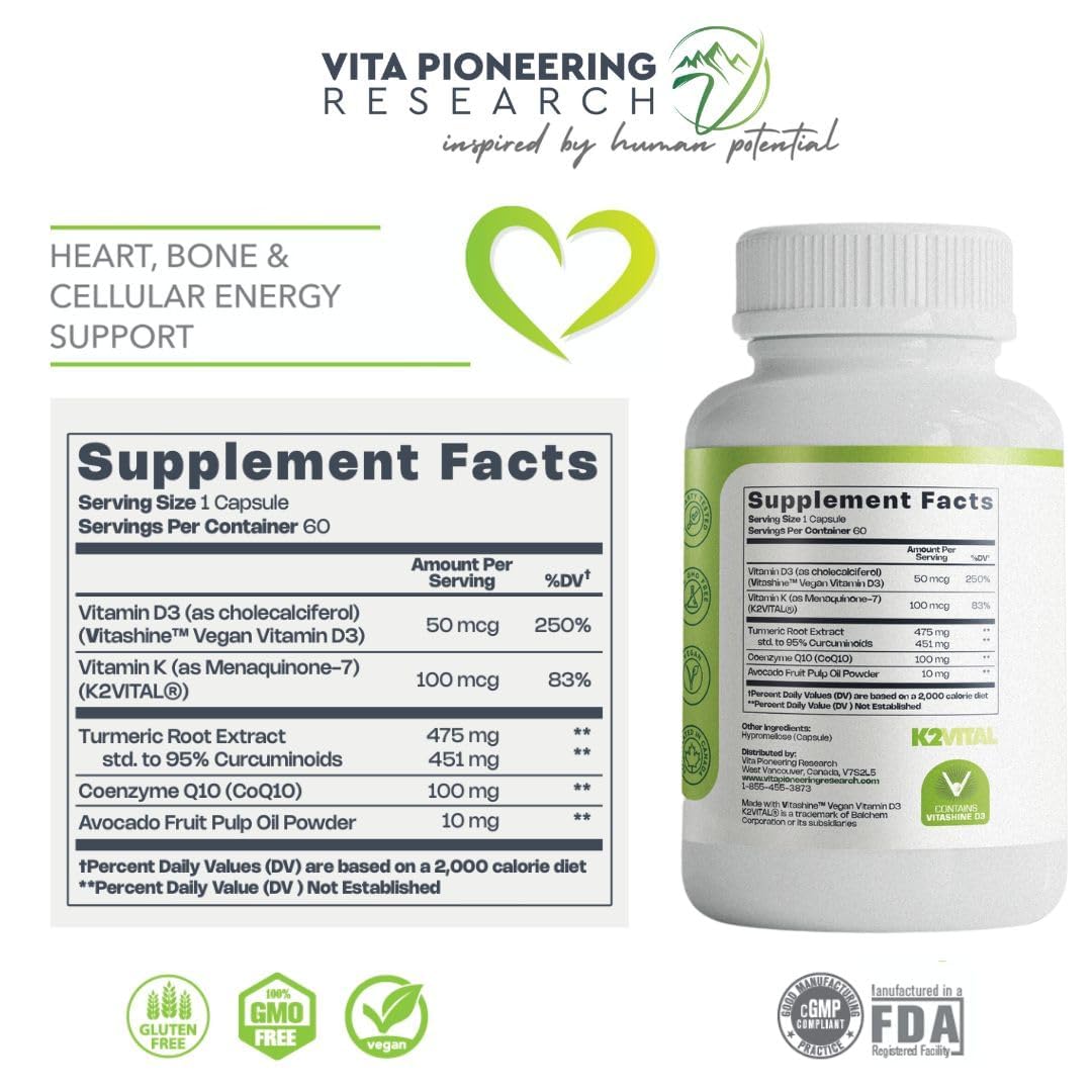 Vita Pioneering Research – COQ10 et curcuminoïdes, énergie cellulaire potentielle.