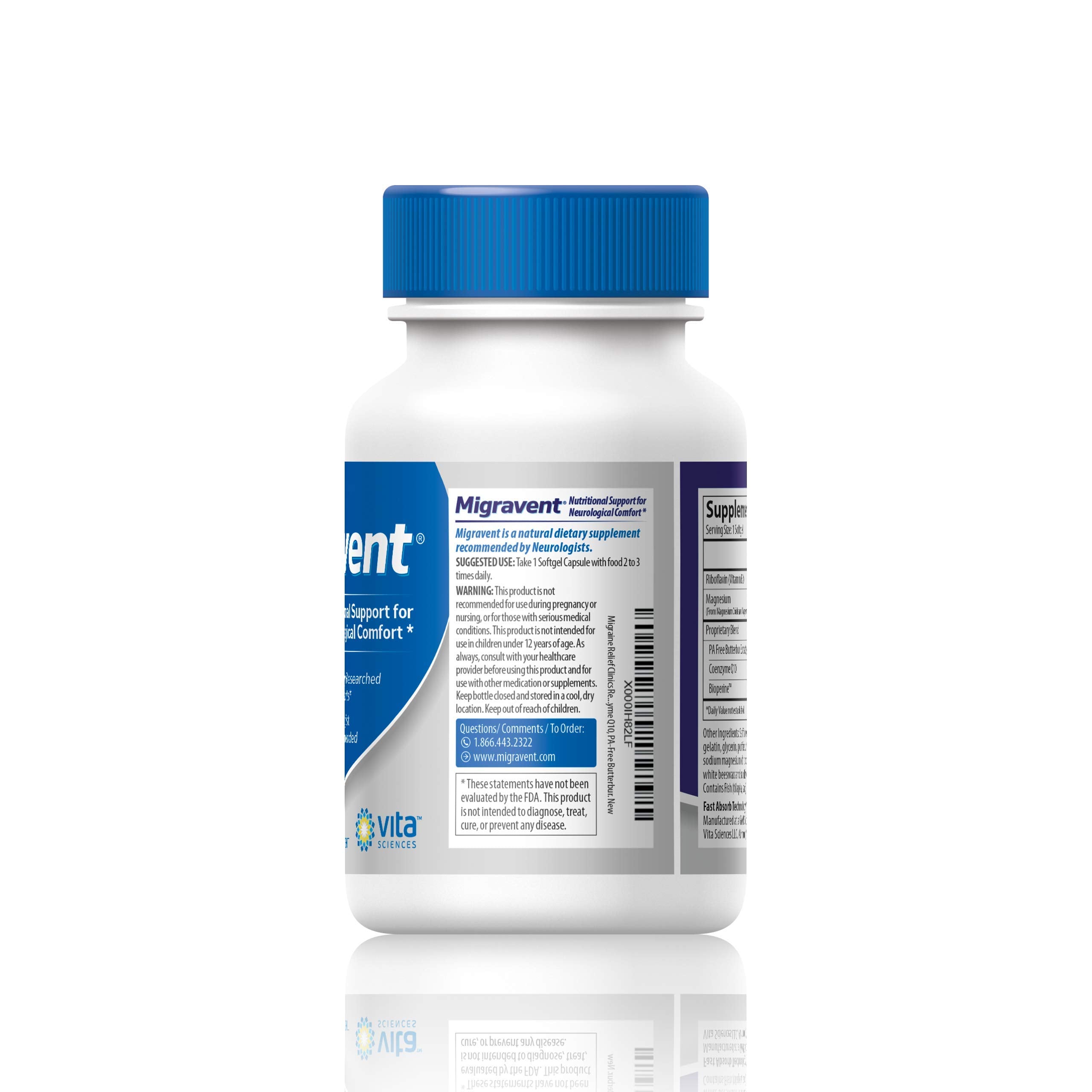 Vita Sciences Migravent : extrait de poivre noir favorisant l’absorption des nutriments
