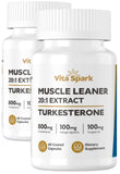 Vita Spark Turkesterone extrait 20:1 – bouteille montrant le complément pour le soutien musculaire