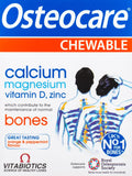 Vitabiotics Osteocare comprimé à mâcher menthe-orange, soutien potentiel à la santé des os.