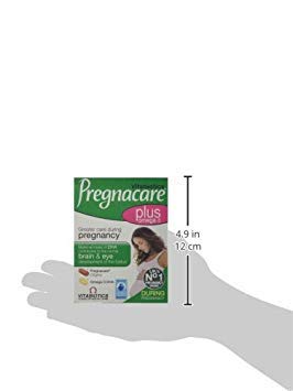 Vitabiotics Pregnacare Plus Omega 3 – capsule Omega-3 dans la bouteille, soutien potentiel du DHA.