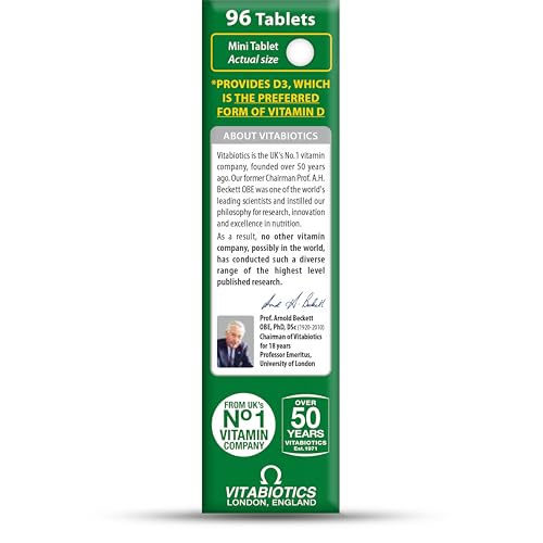 Tablette Vitabiotics Ultra D3 facile à avaler au quotidien