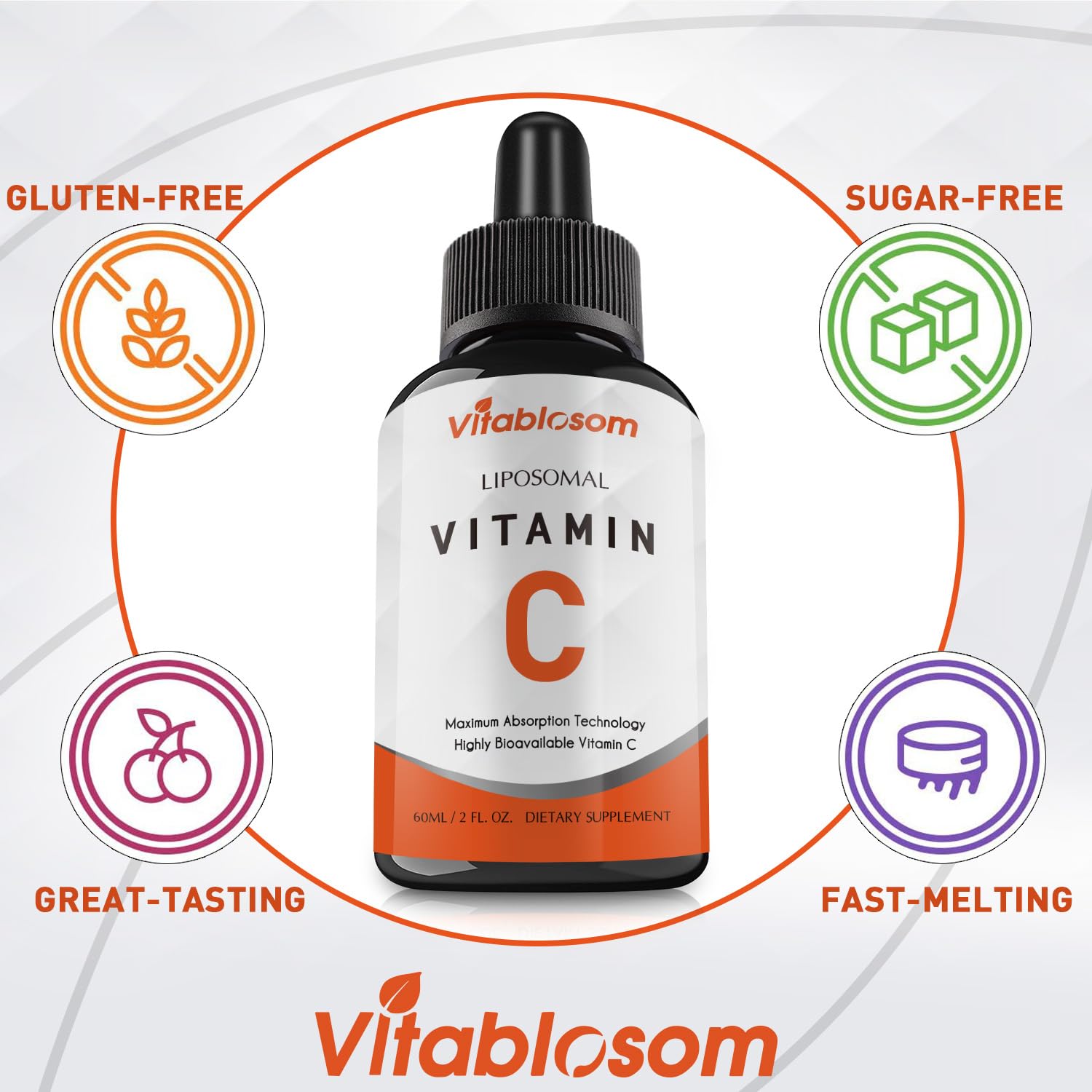 Vitablosom Liposomale Vitamine C : goût agréable et intégration dans boissons quotidiennes