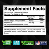 Vitabod Magnésium Glycinate 1000 mg – tablettes végétariennes faciles à avaler.