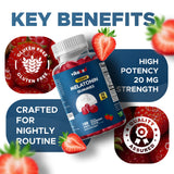 Vitabod Mélatonine Gummies sans gluten, adapté à divers régimes.