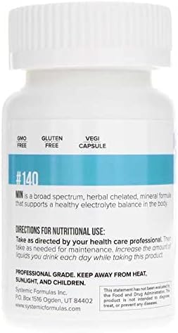 VitaBoost MIN140 – étiquette du produit, informations claires pour une utilisation sûre.