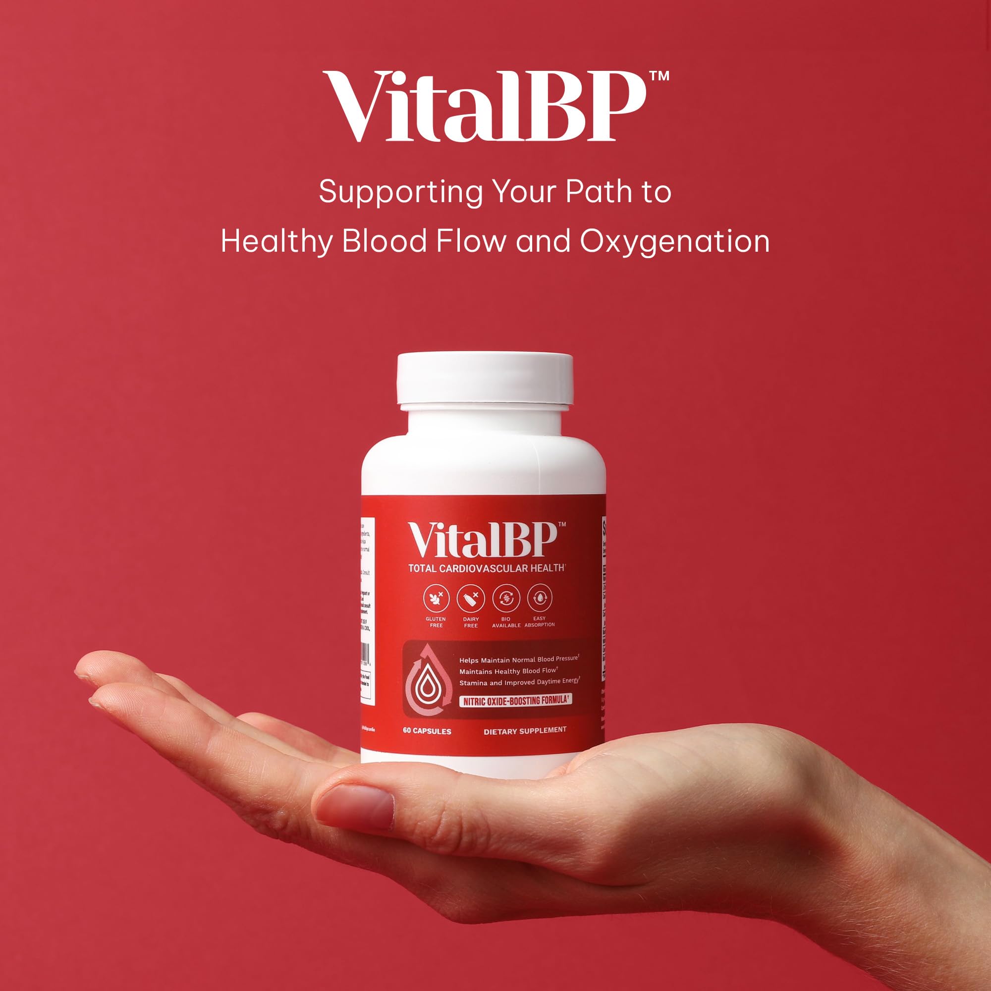 VitalBP bouteille de capsules: format pratique pour quotidien