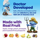 Smurfs Enfants Gommes Immunité sans additifs, goût fruité et sans artificiels.