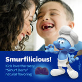 Smurfs Enfants Gommes Immunité ciblent le sureau noir pour un goût naturel.