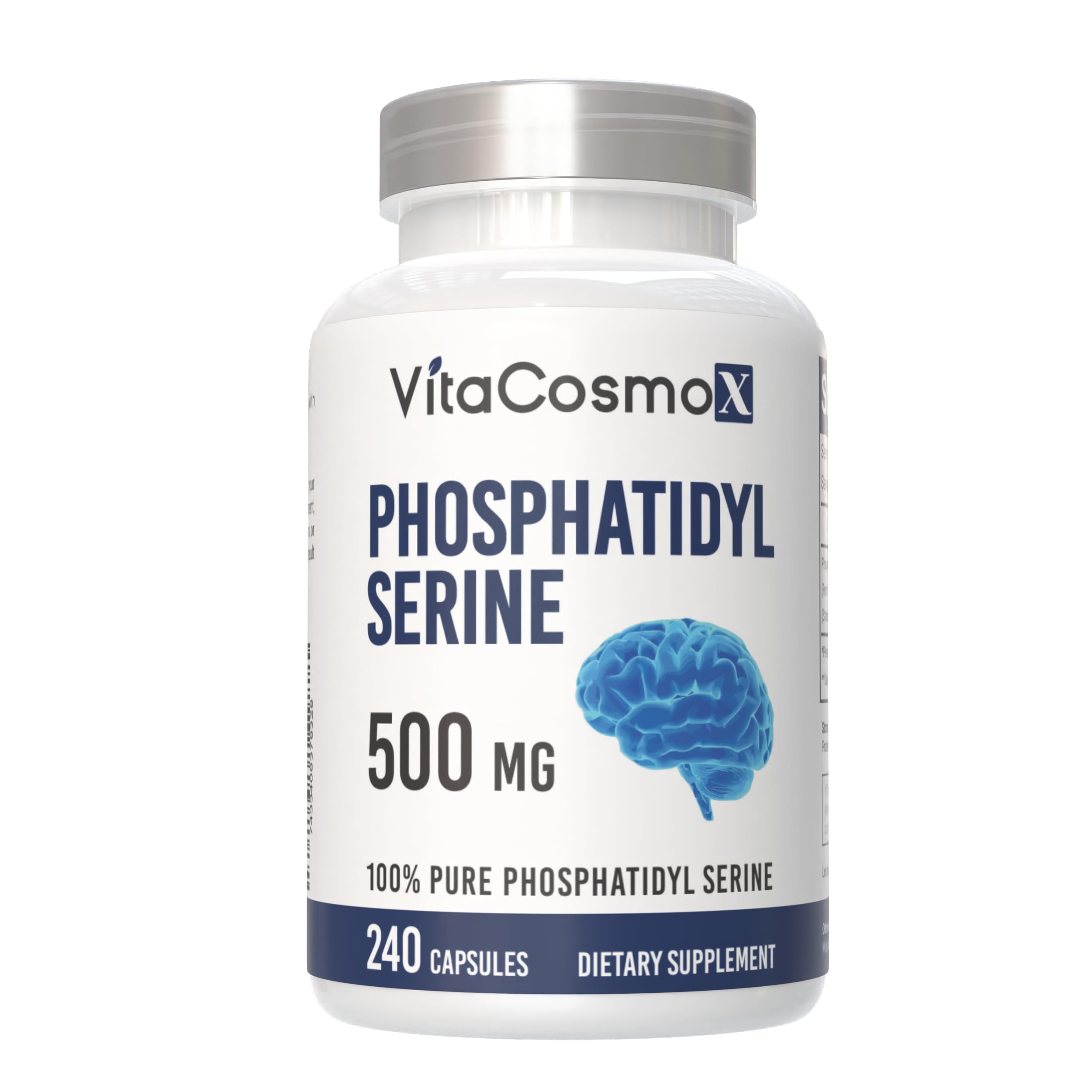 VitaCosmoX Phosphatidylsérine - bouteille prête pour une routine quotidienne