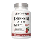 VitaCosmoX Berberine HCL capsule : dose élevée et pratique au quotidien