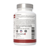 VitaCosmoX Berberine HCL étiquette sans gluten : produit sûr et clair
