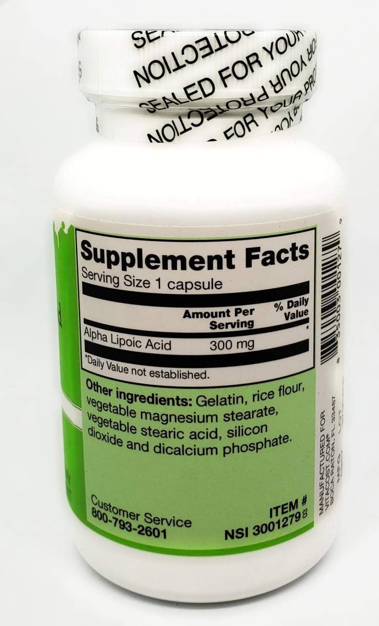 Vitacost Alpha Lipoic Acid: capsules faciles à intégrer, potentiel soutien métabolique et antioxydant.