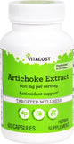 Flacon Vitacost Artichoke Extract standardisé à 5% cynarine