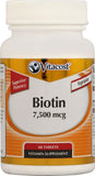 Vitacost Biotine, comprimés; soutien énergétique potentiel et ongles plus forts.