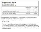 Vitacost Calcium Citrate D3, comprimés, pratique pour une supplémentation quotidienne et absorption efficace.