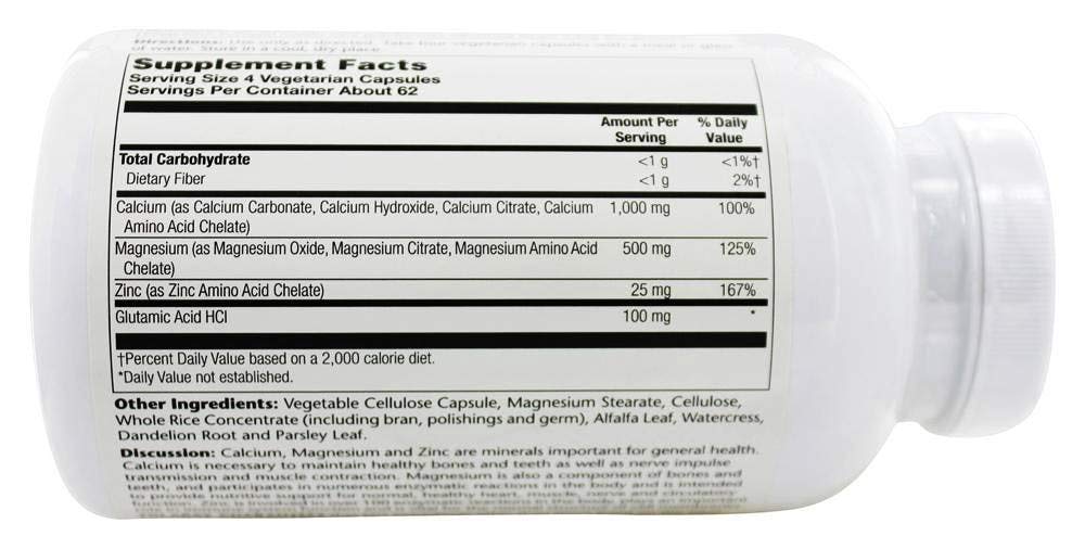 Vitacost Calcium, Magnésium & Zinc — comprimés pour le soutien musculaire et osseux au quotidien
