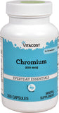 Vitacost ChromeMate Chromium dans la bouteille, soutien potentiel au métabolisme des nutriments.