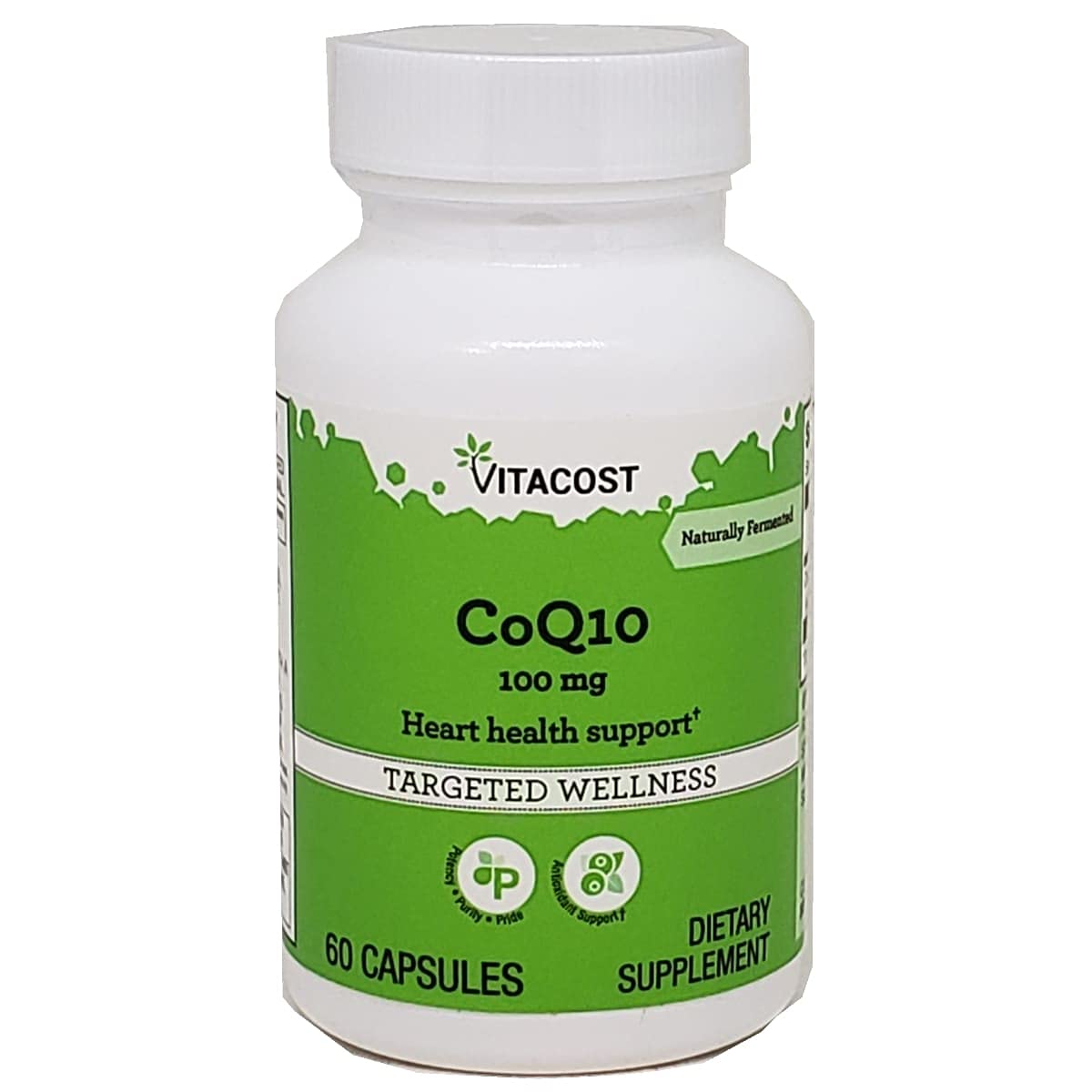 Vitacost CoQ10, boîte 60 gélules, énergie potentielle au quotidien.