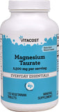 Vitacost Magnésium Taurate – comprimés en bouteille, soutien potentiel des muscles et du système nerveux