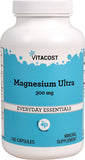 Vitacost Magnesium Ultra – bouteille, pratique pour l’apport quotidien en magnésium.