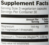 Vitacost Magtein : emballage carton, transport pratique.