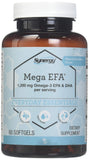 Vitacost Mega EFA Omega-3, bouteille visible, facile d'intégrer EPA et DHA dans la routine quotidienne.