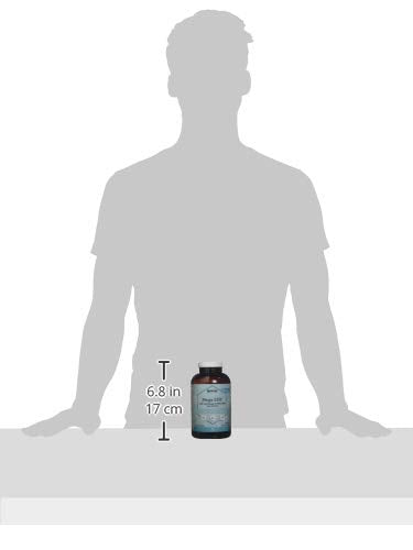 Vitacost Mega EFA Mini Gels – étiquette montrant EPA et DHA pour information nutritionnelle.