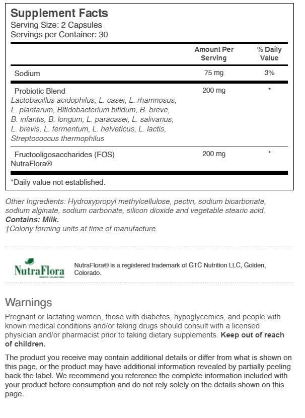Gélules Vitacost Probiotic 15-35 en utilisation quotidienne pour le bien-être digestif.