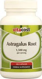 Vitacost Racine d'Astragale, bouteille – soutien général potentiel pour le quotidien.