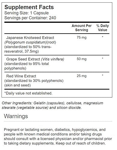 Vitacost Résveratrol – capsules faciles à avaler, utilisation quotidienne possible.