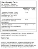 Vitacost Résveratrol – capsules faciles à avaler, utilisation quotidienne possible.