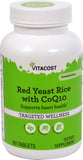 Vitacost riz rouge 1200 mg avec CoQ10 – bouteille à absorption potentiellement améliorée