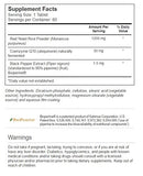 Vitacost riz rouge 1200 mg – comprimés soutenant potentiellement l'énergie