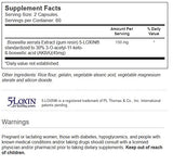 Vitacost Synergy 5-Loxin AKBA Boswellia Extrait: capsules prêtes à être prises