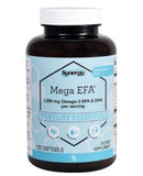 Vitacost Mega EFA-D3, flacon fraise naturelle, idéal pour les oméga-3 EPA et DHA.