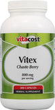 Capsules Vitacost Vitex Agnus-Castus, soutien potentiel au cycle féminin.