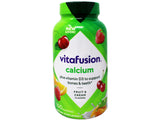 Vitafusion Calcium Gommes pack deux flacons, pratique pour la routine