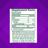 Gomme saveur myrtille Vitafusion Mélatonine 5 mg pour une prise agréable.