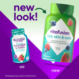 Bonbons gélifiés Vitafusion Gorgeous framboise sur emballage élégant.