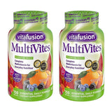 Vitafusion MultiVites: gommes-aromes-fruits-rouges, goût agréable pour le quotidien.