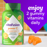 Format pratique: deux gommes par jour avec Vitafusion Power C.