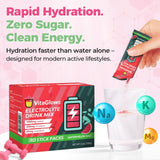 VitaGlows pochettes individuelles, hydratation pratique en déplacement.