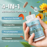 VitaHarbor Cortisol - capsules véganes: relaxation et concentration.