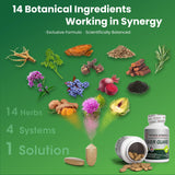 VITAJOURNEY Liver Cleanse – bouteille ouverte, facile à prendre